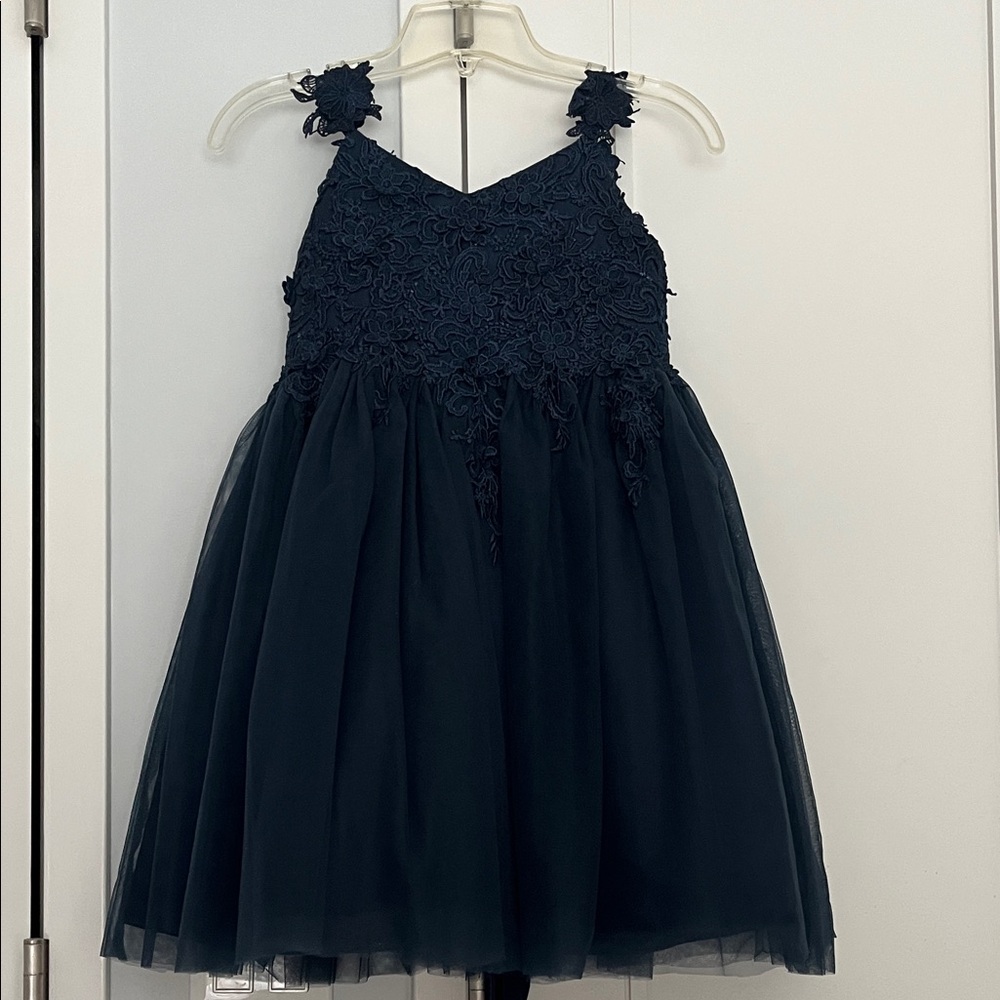 JJs House Midnight Blue Formal Kids Dress